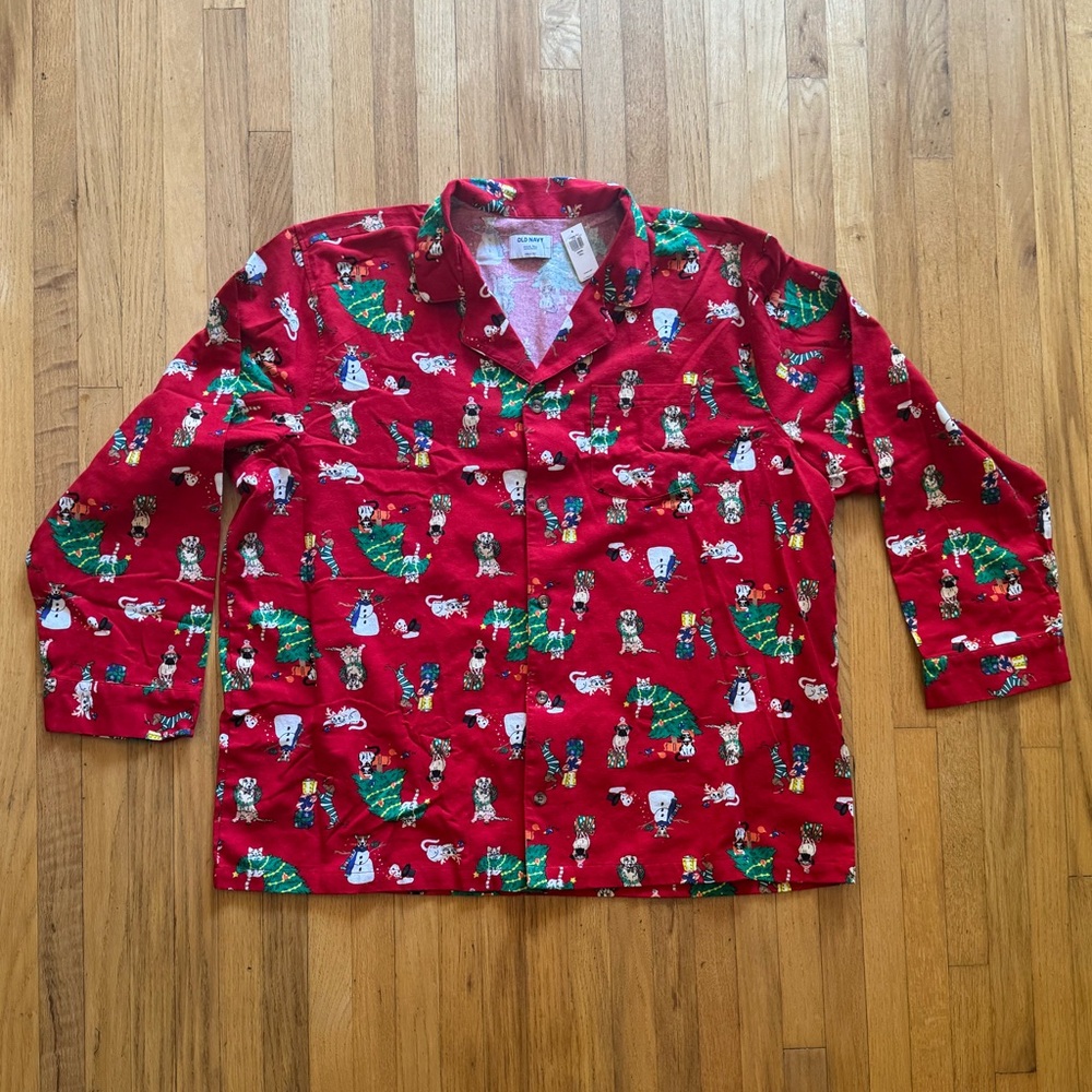 Old Navy Christmas Pajamas Set XXXXL Tall